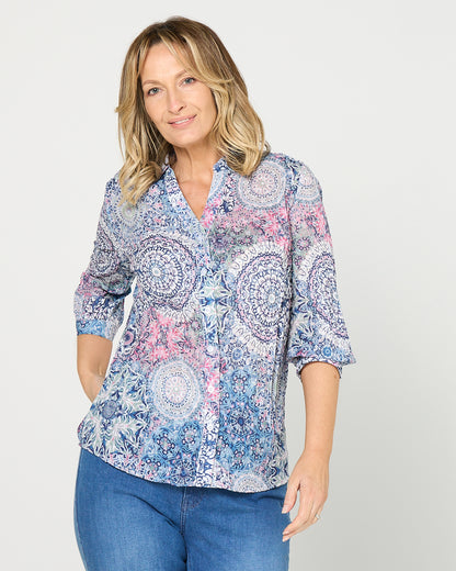 Mirella Shirt - Lunar Mandala