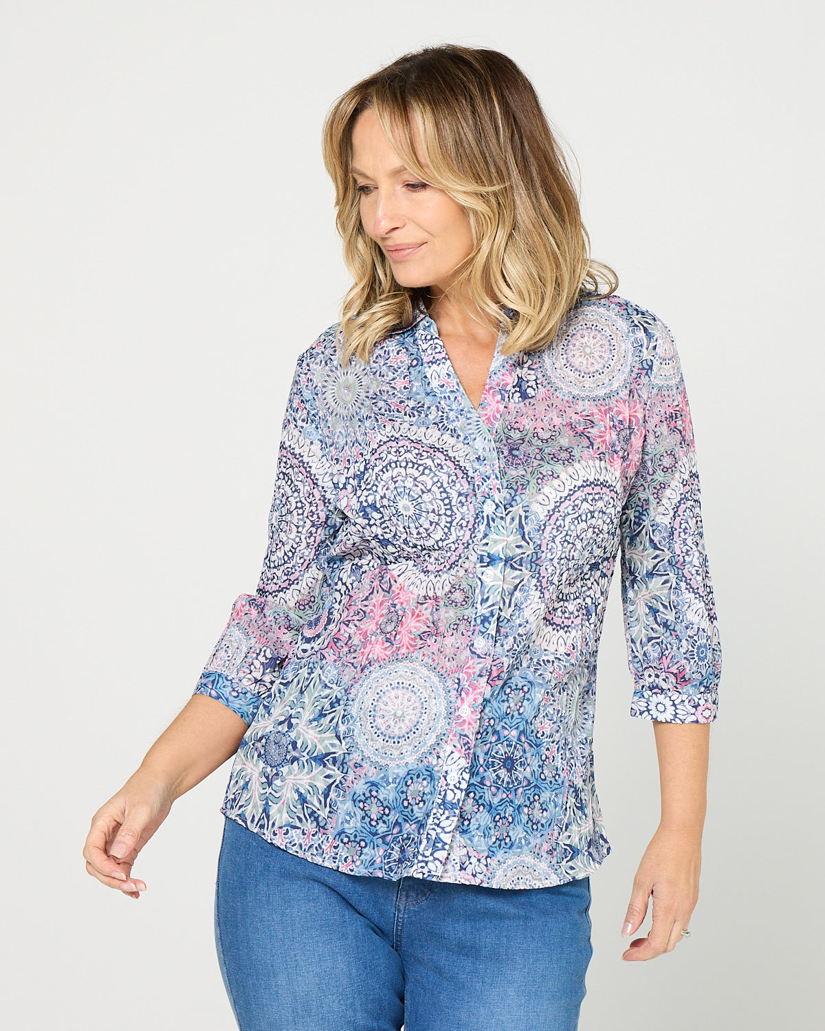 Mirella Shirt - Lunar Mandala