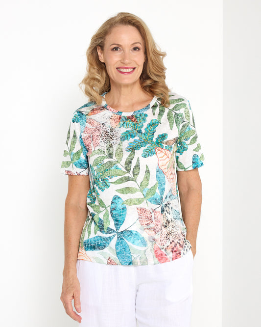 Carmen Top - Savannah Leaf