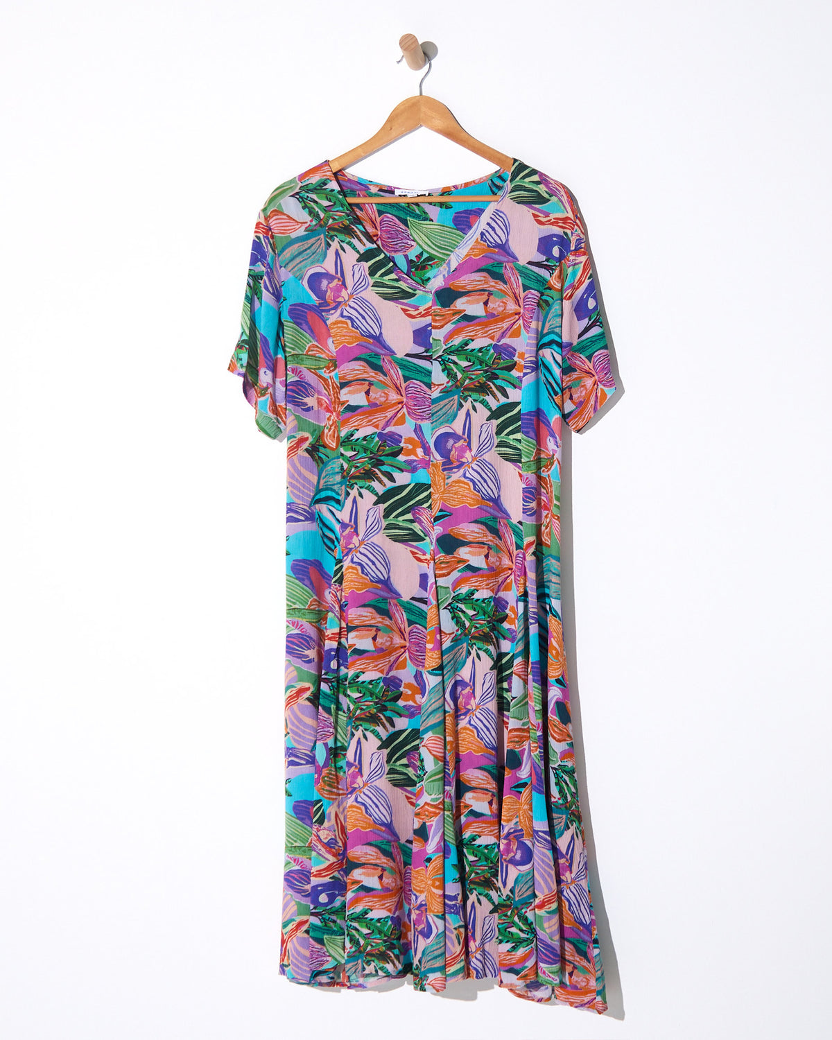 Mileka Cotton Midi Dress - Orchid