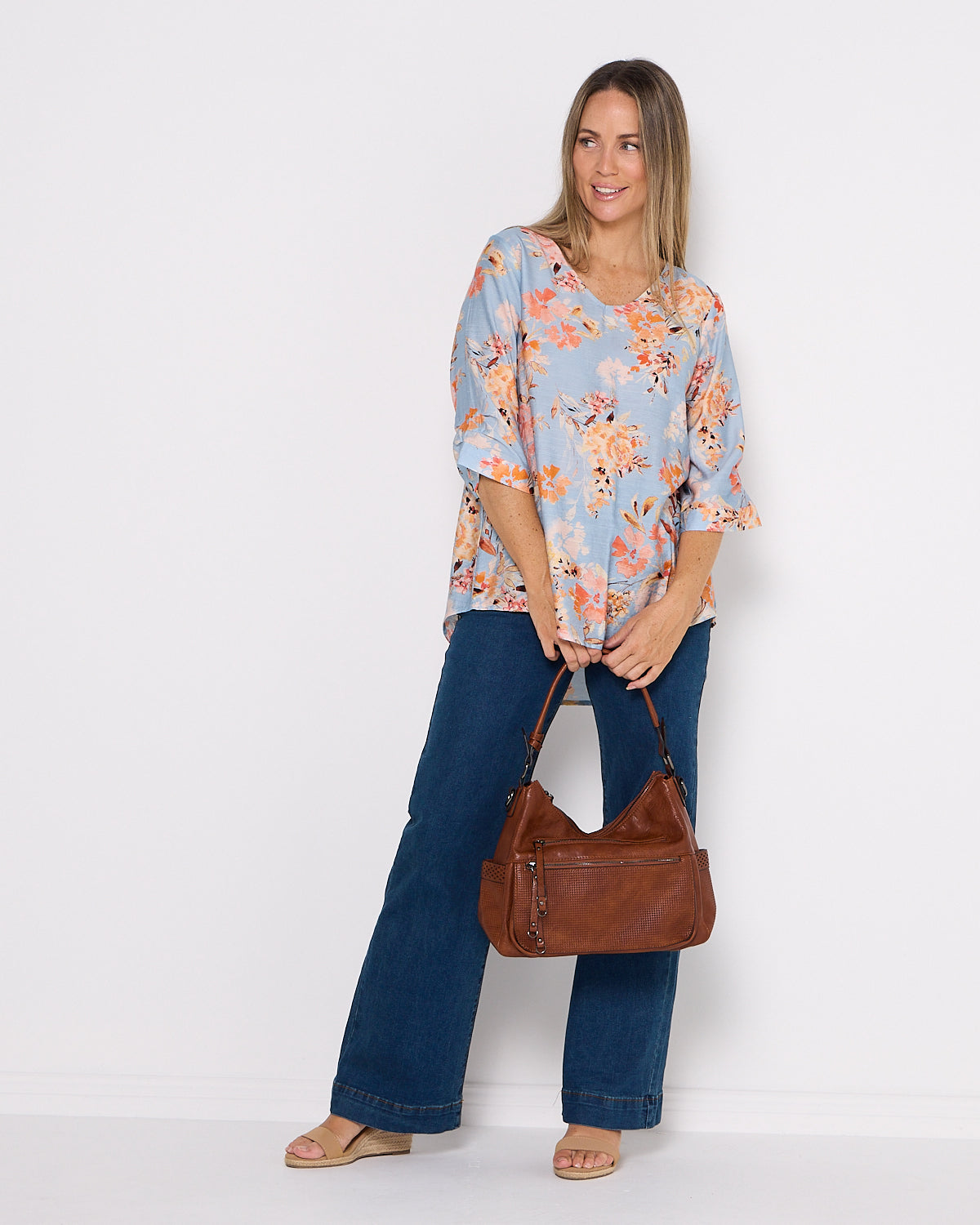 Tanya Shoulder Bag - Brown