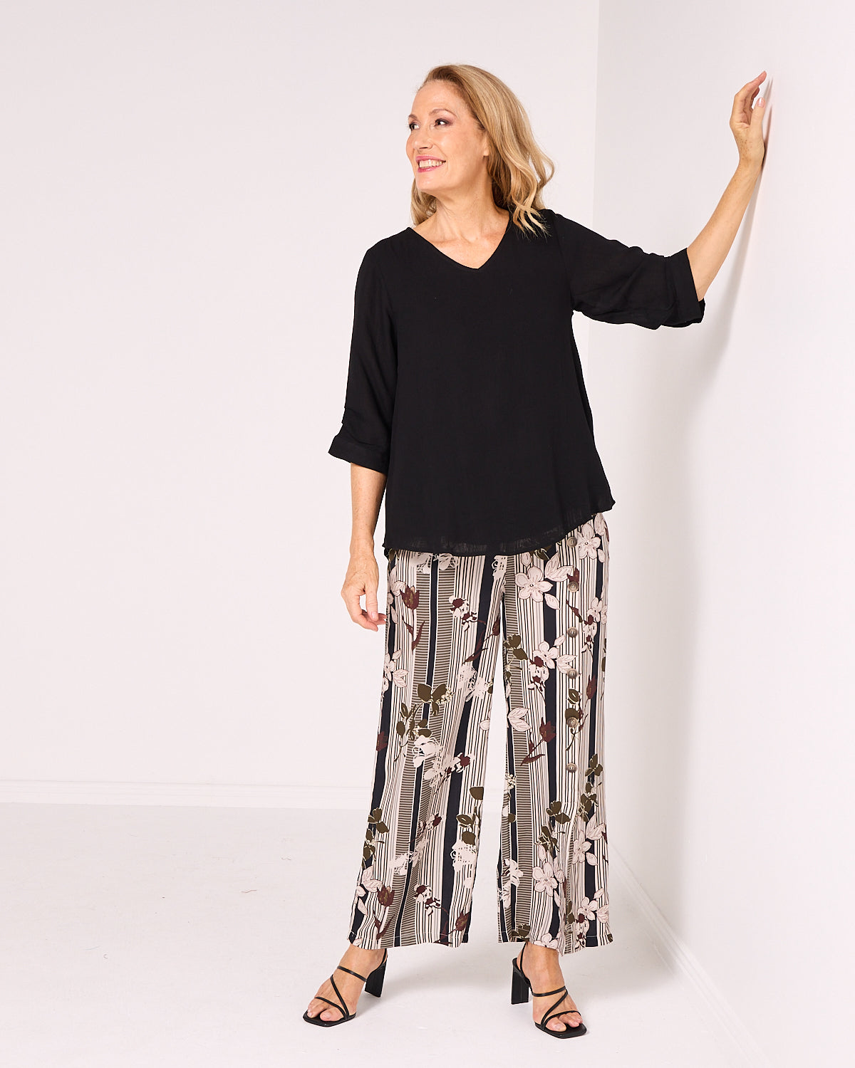 Florence Pant - Mocha Bloom
