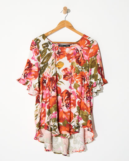Blossom Top - Coral Meadow