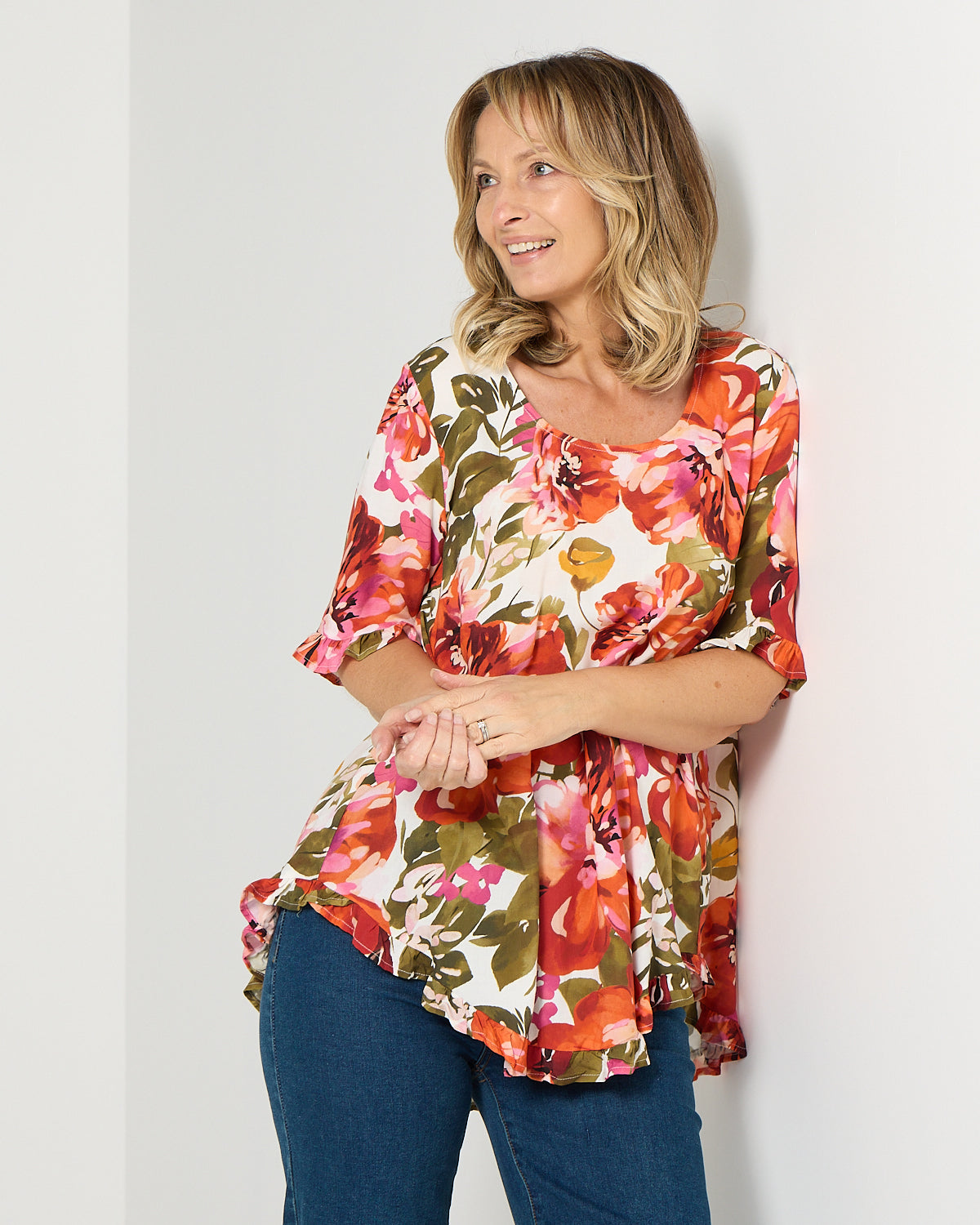 Blossom Top - Coral Meadow