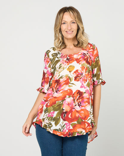 Blossom Top - Coral Meadow