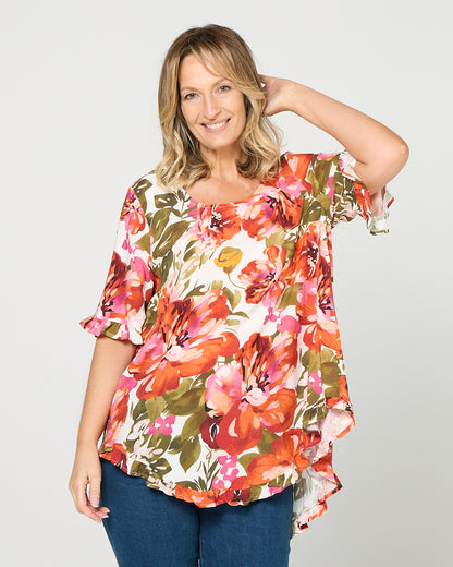Blossom Top - Coral Meadow