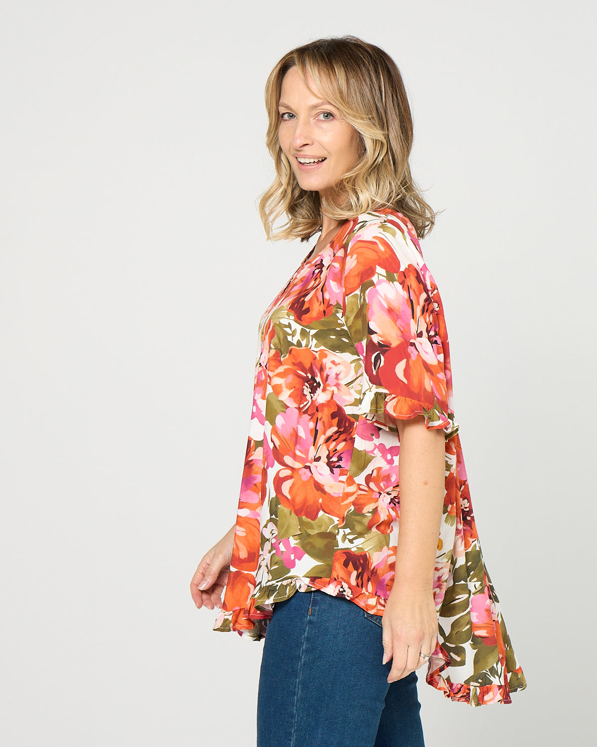 Blossom Top - Coral Meadow