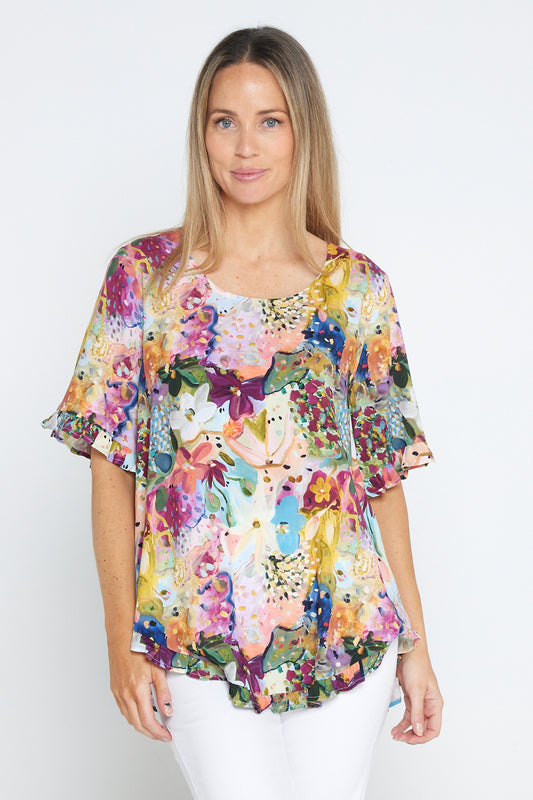 Blossom Top - Floral Painting