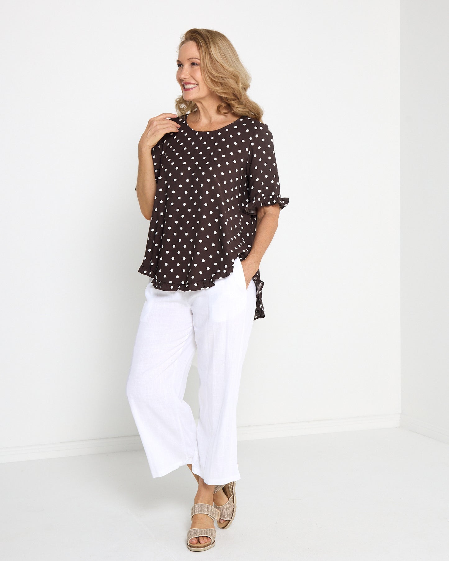 Blossom Top - Chocolate Spot
