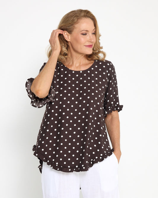 Blossom Top - Chocolate Spot