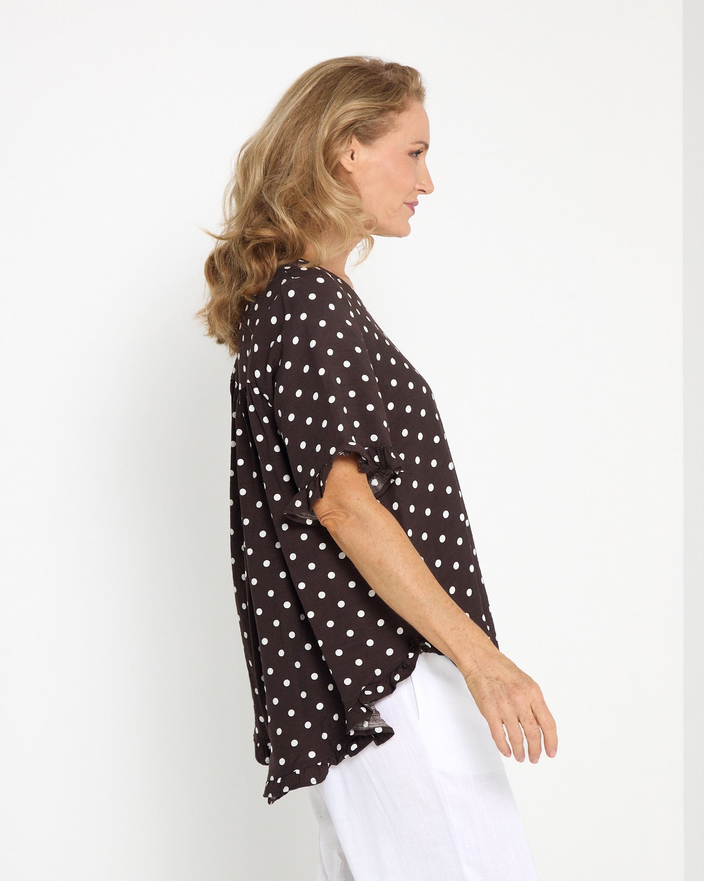 Blossom Top - Chocolate Spot