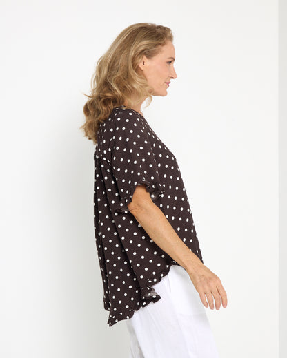 Blossom Top - Chocolate Spot