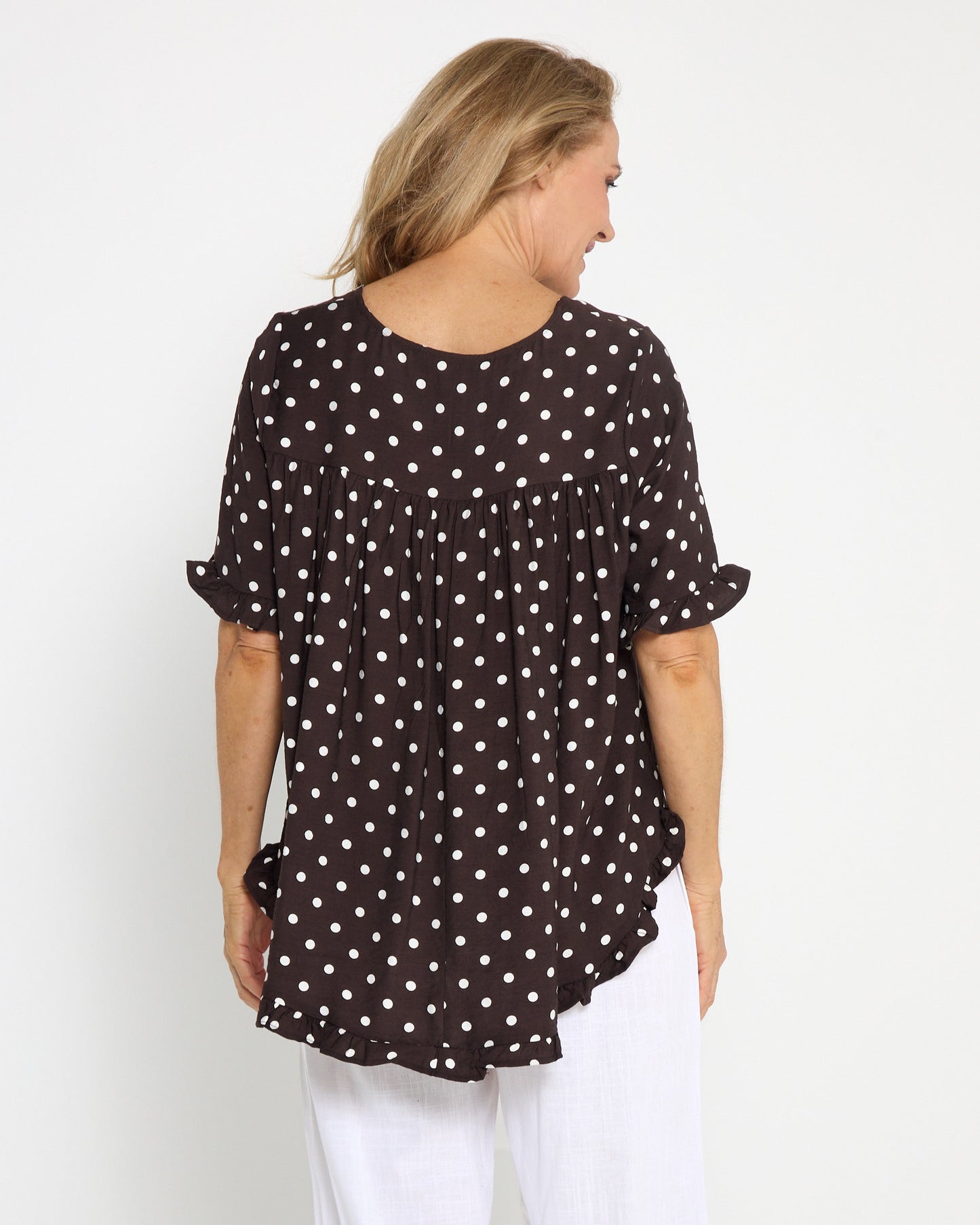 Blossom Top - Chocolate Spot