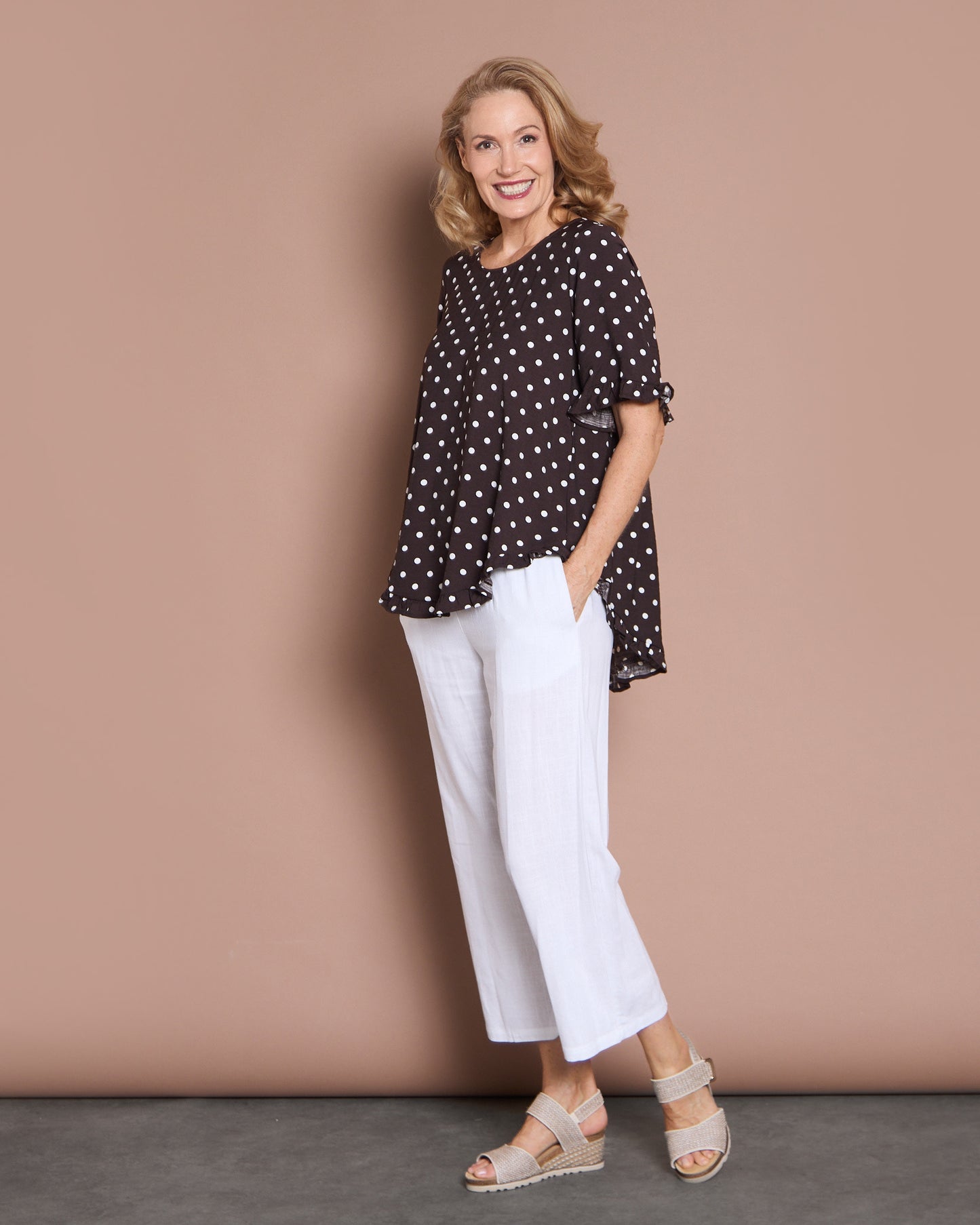 Blossom Top - Chocolate Spot
