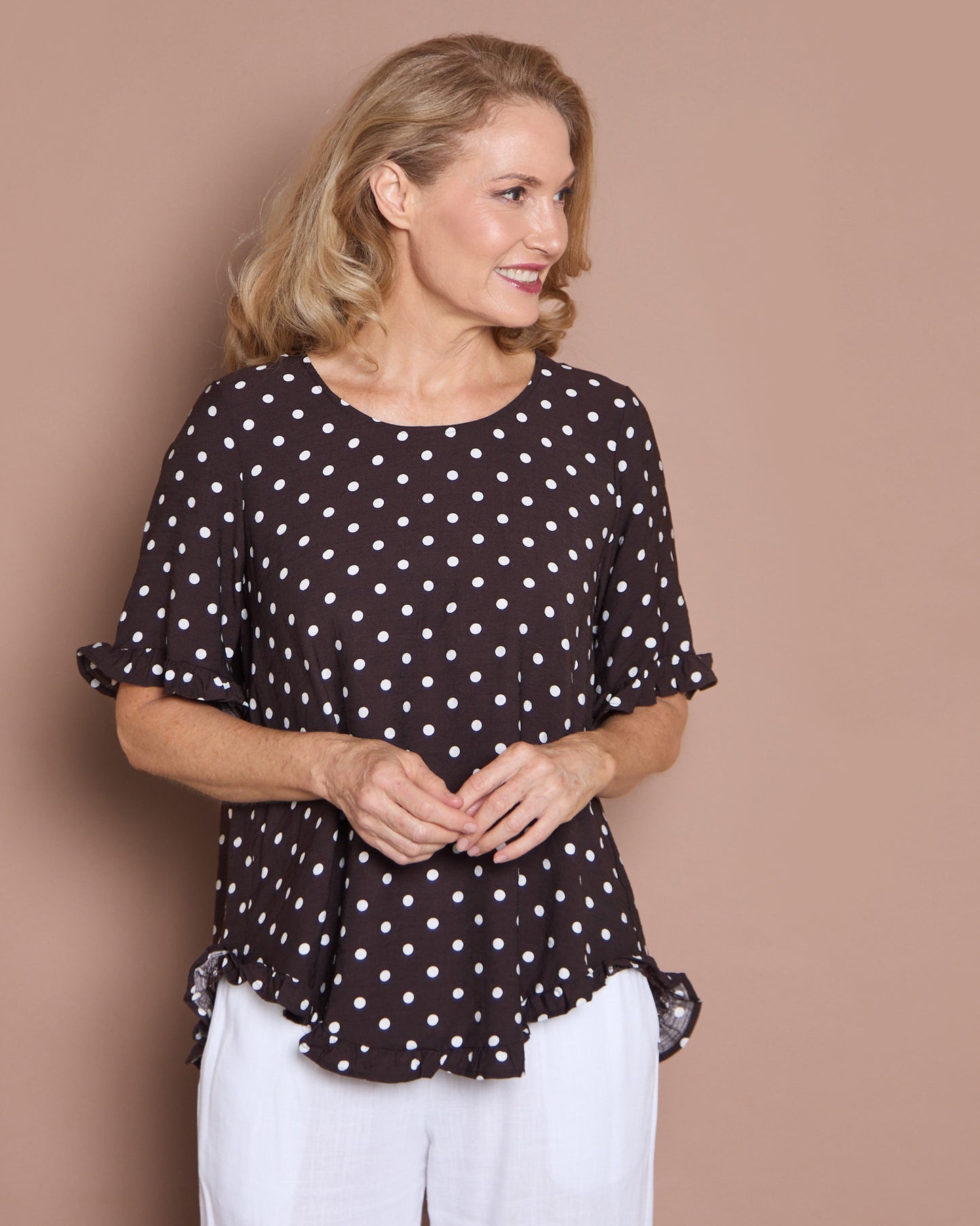 Blossom Top - Chocolate Spot