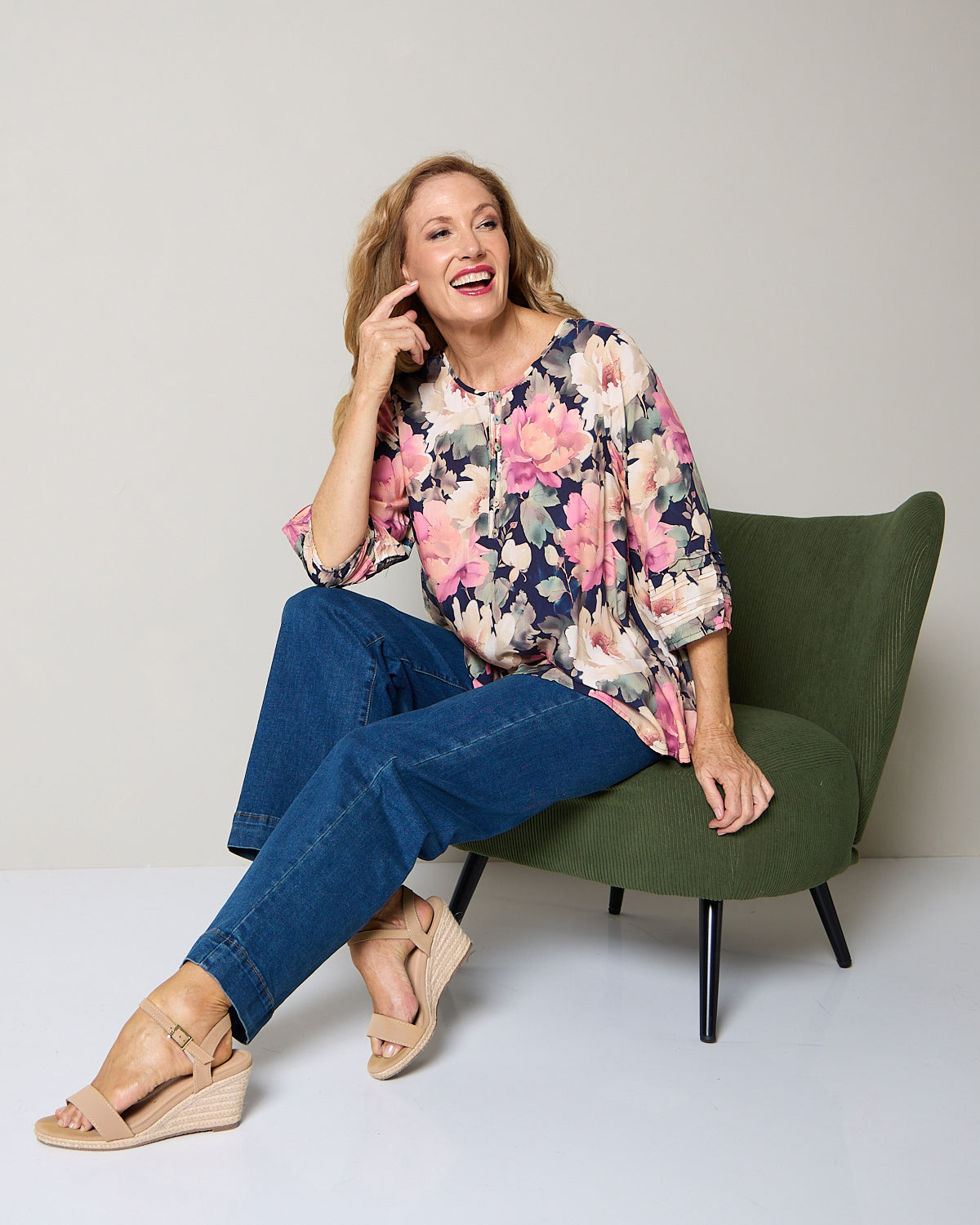 Farida Blouse - Autumn Floral