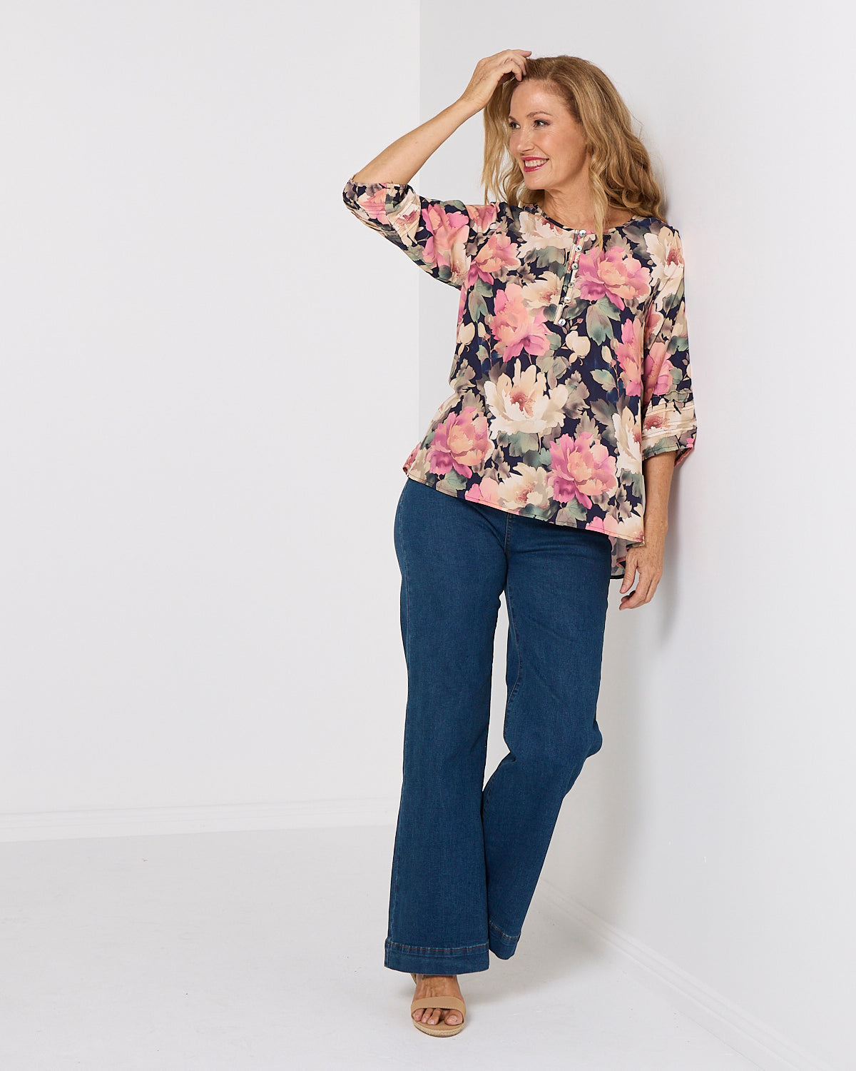 Farida Blouse - Autumn Floral