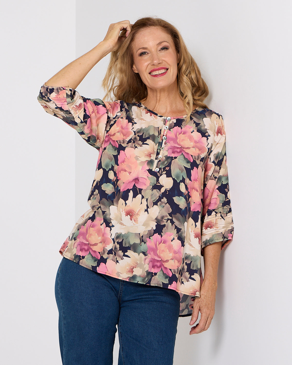 Farida Blouse - Autumn Floral