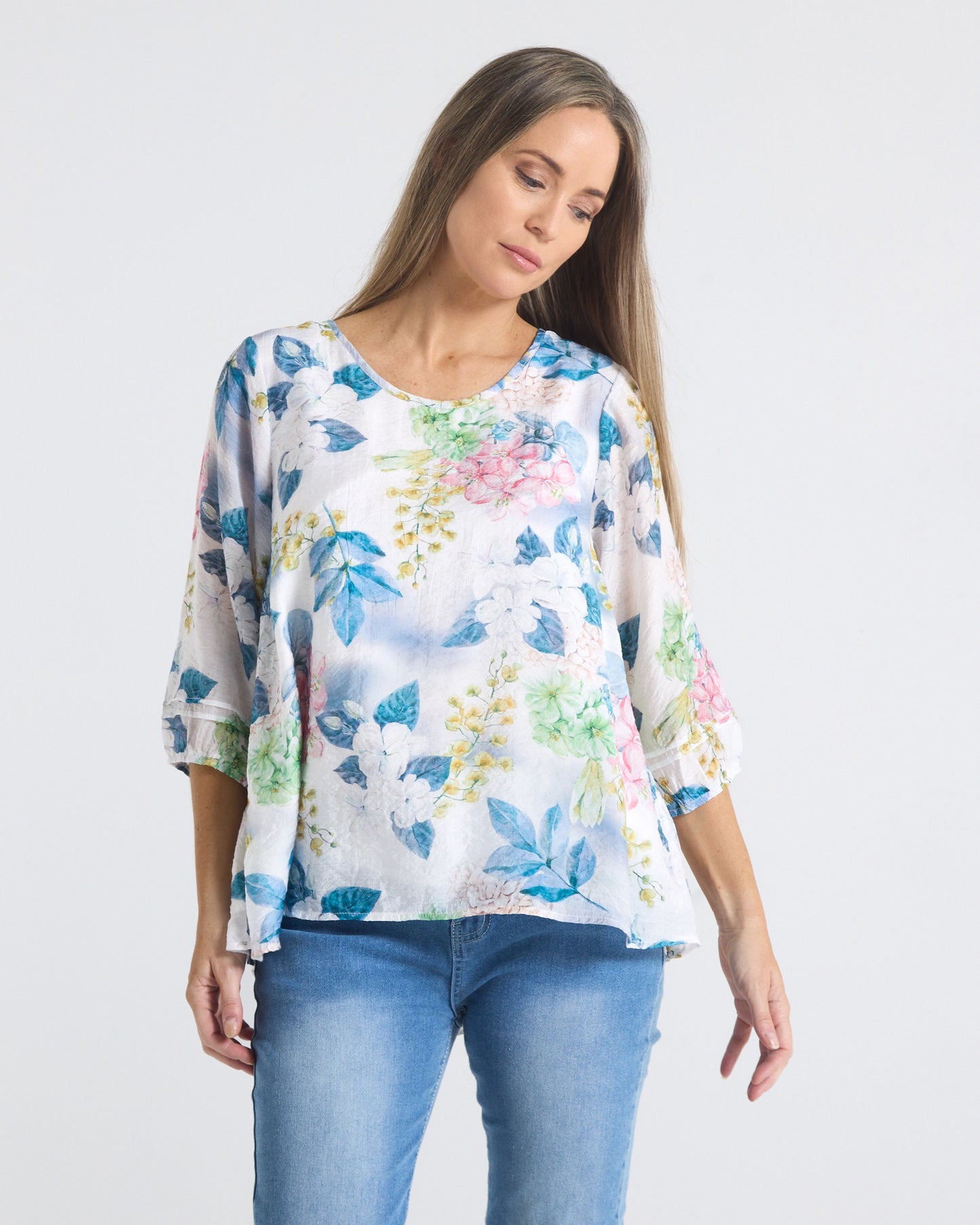 Lebrina Top - Indigo Garden