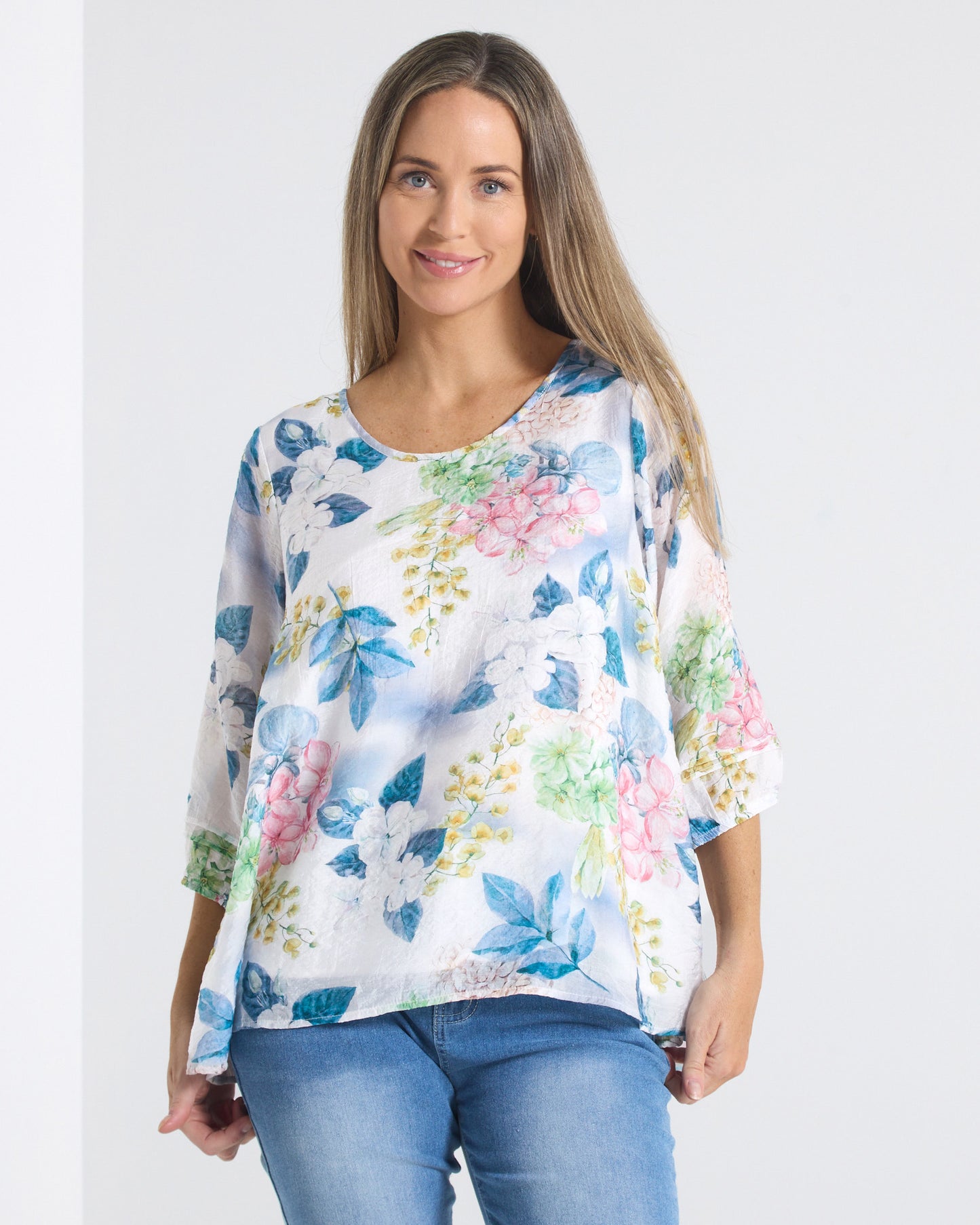 Lebrina Top - Indigo Garden