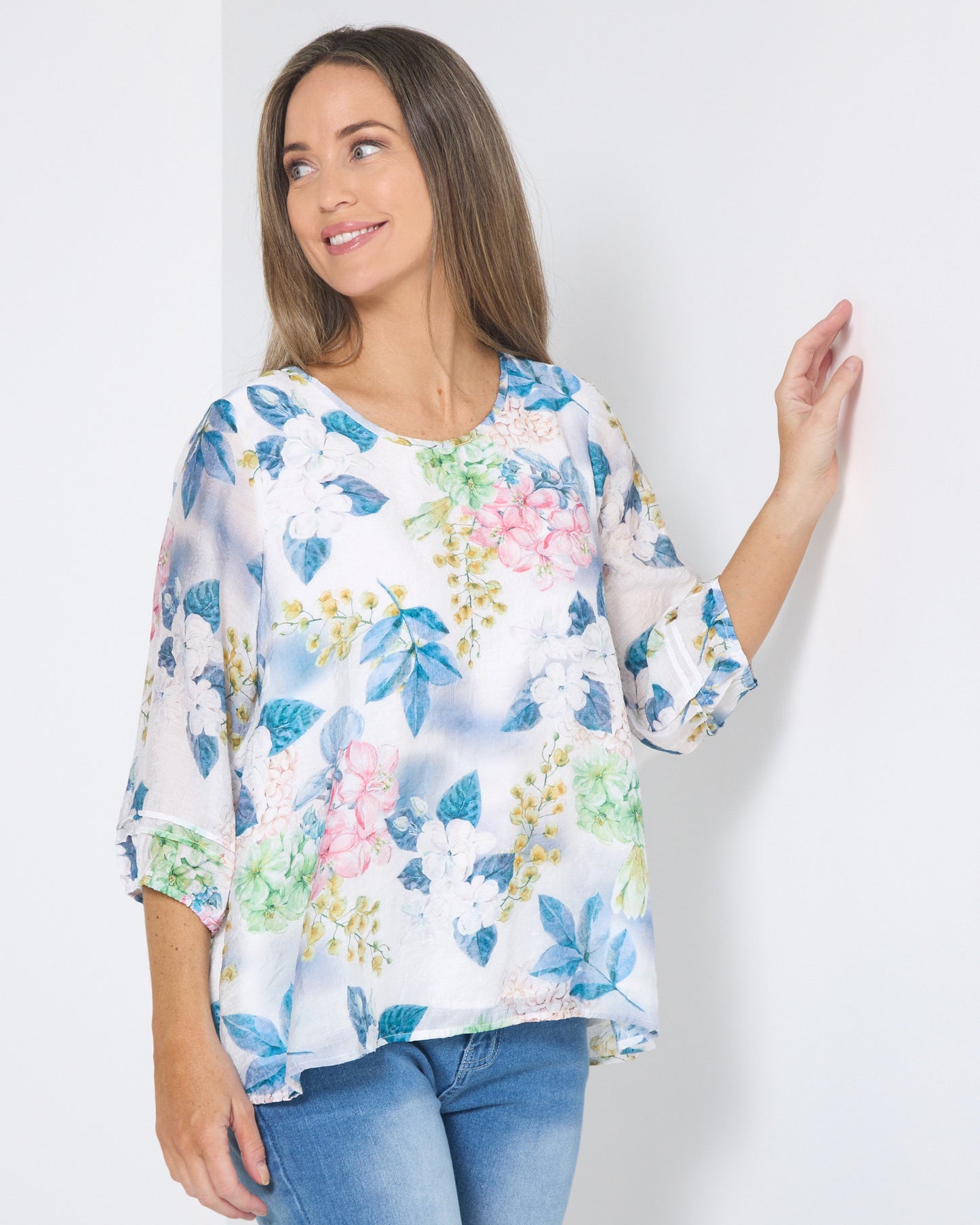 Lebrina Top - Indigo Garden
