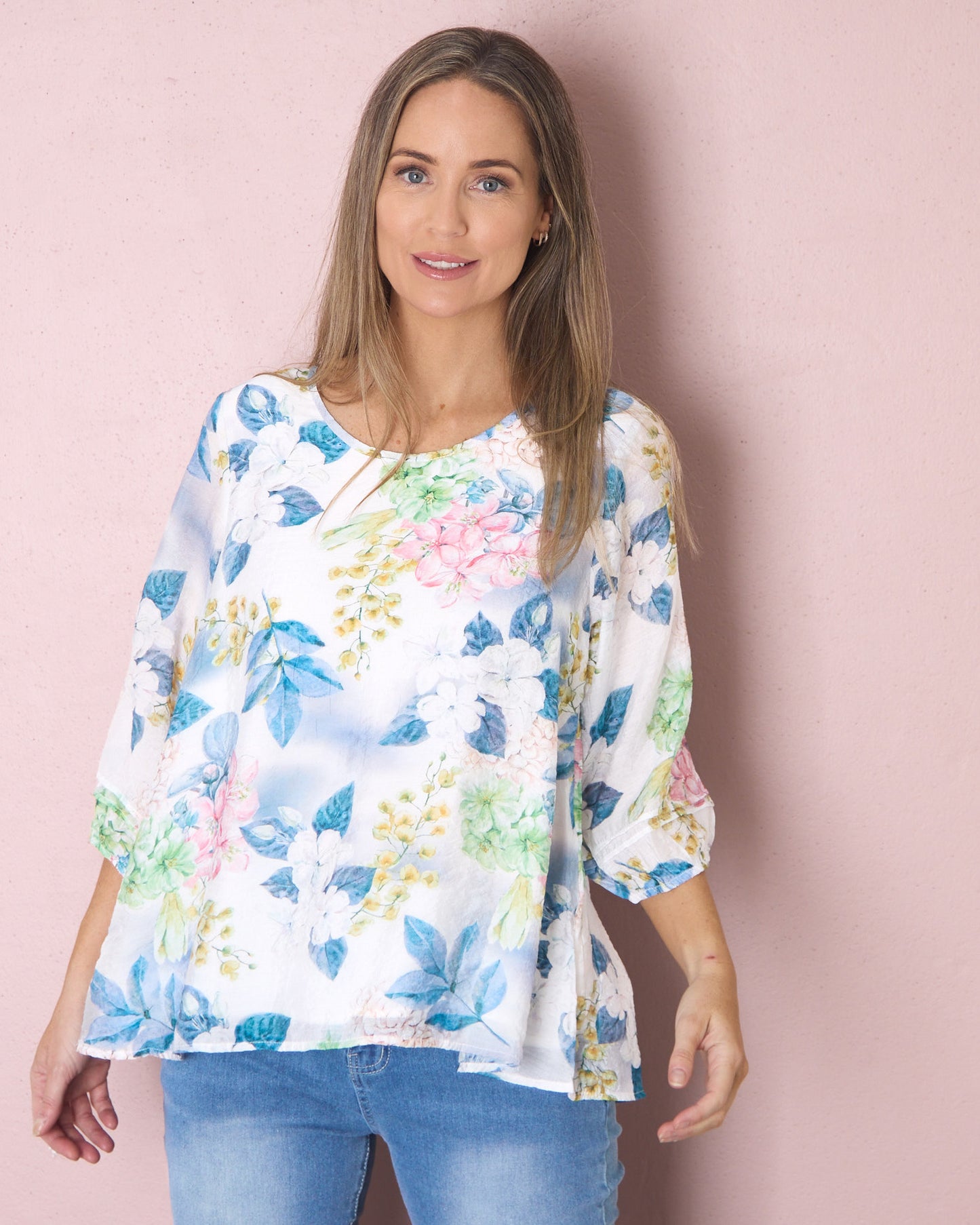 Lebrina Top - Indigo Garden