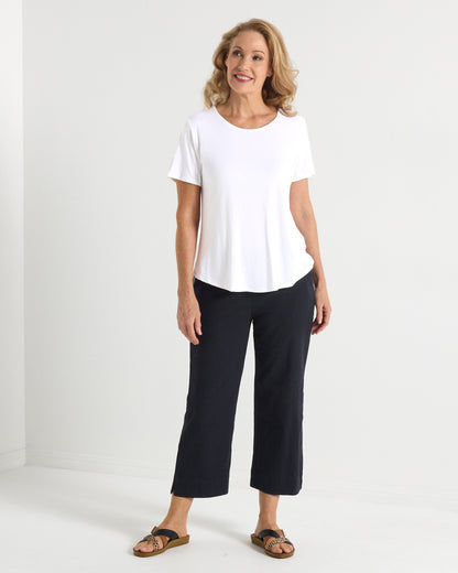Mornington Cotton Pants - Black