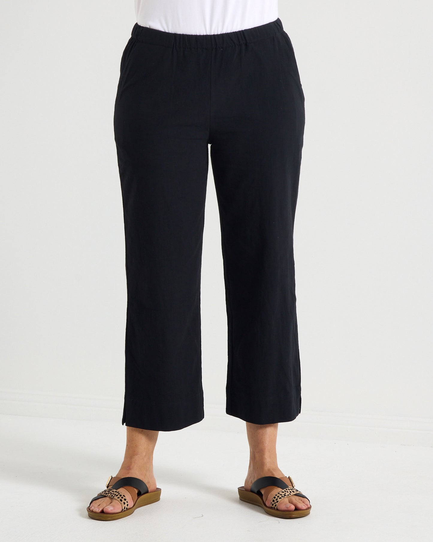Mornington Cotton Pants - Black