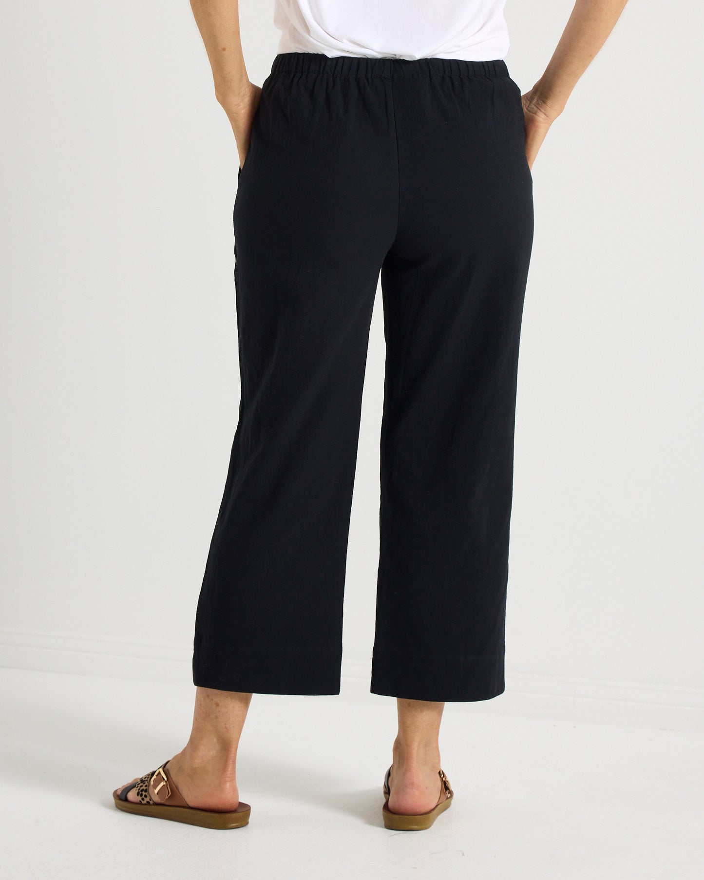 Mornington Cotton Pants - Black