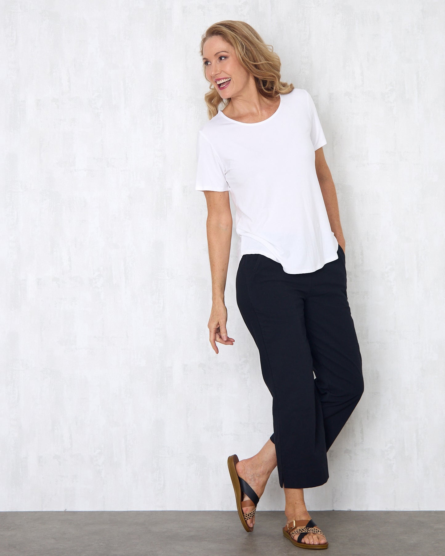 Mornington Cotton Pants - Black