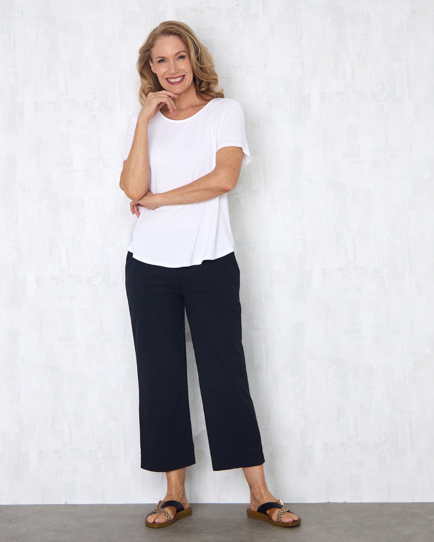 Mornington Cotton Pants - Black