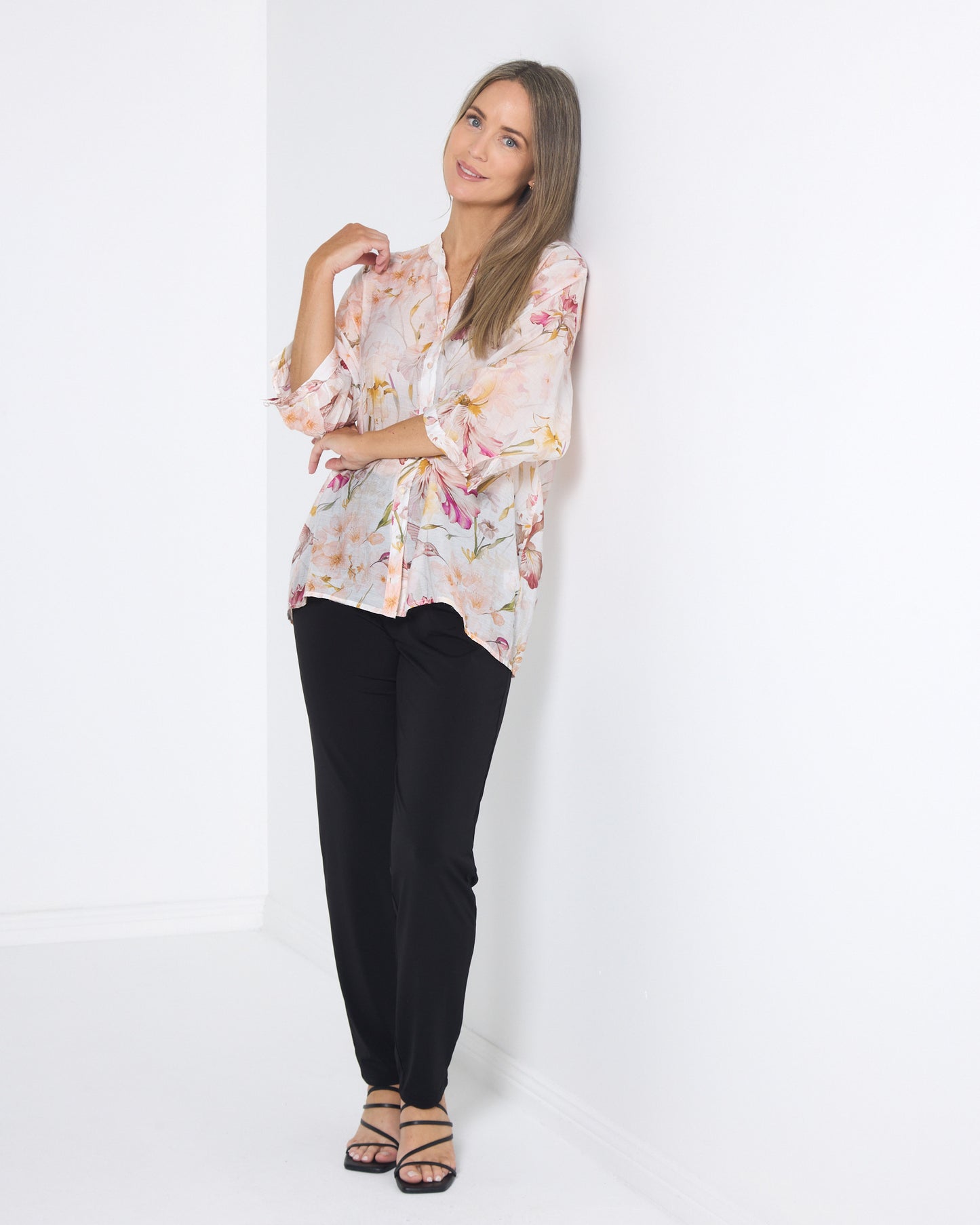 Delilah Blouse - Iris Bloom