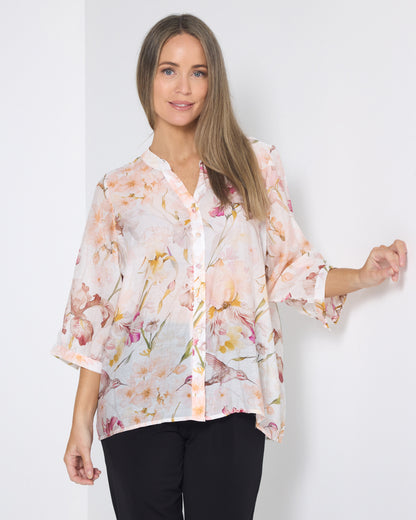 Delilah Blouse - Iris Bloom