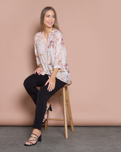 Delilah Blouse - Iris Bloom