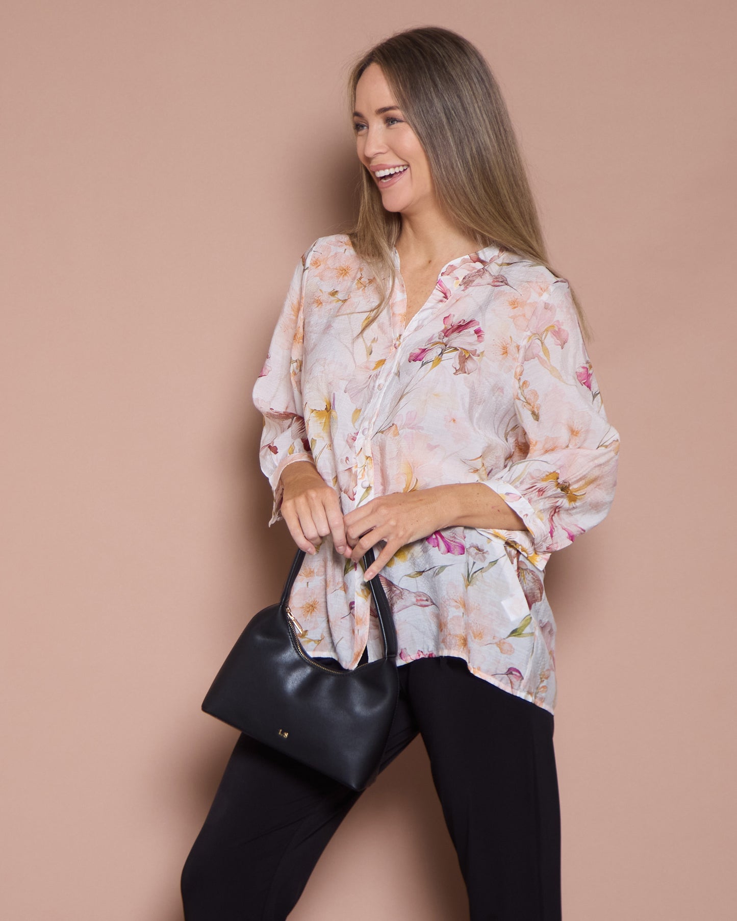 Delilah Blouse - Iris Bloom
