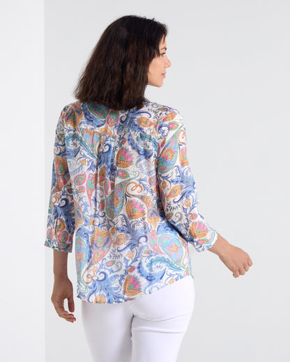 Leona Blouse - Soft Paisley