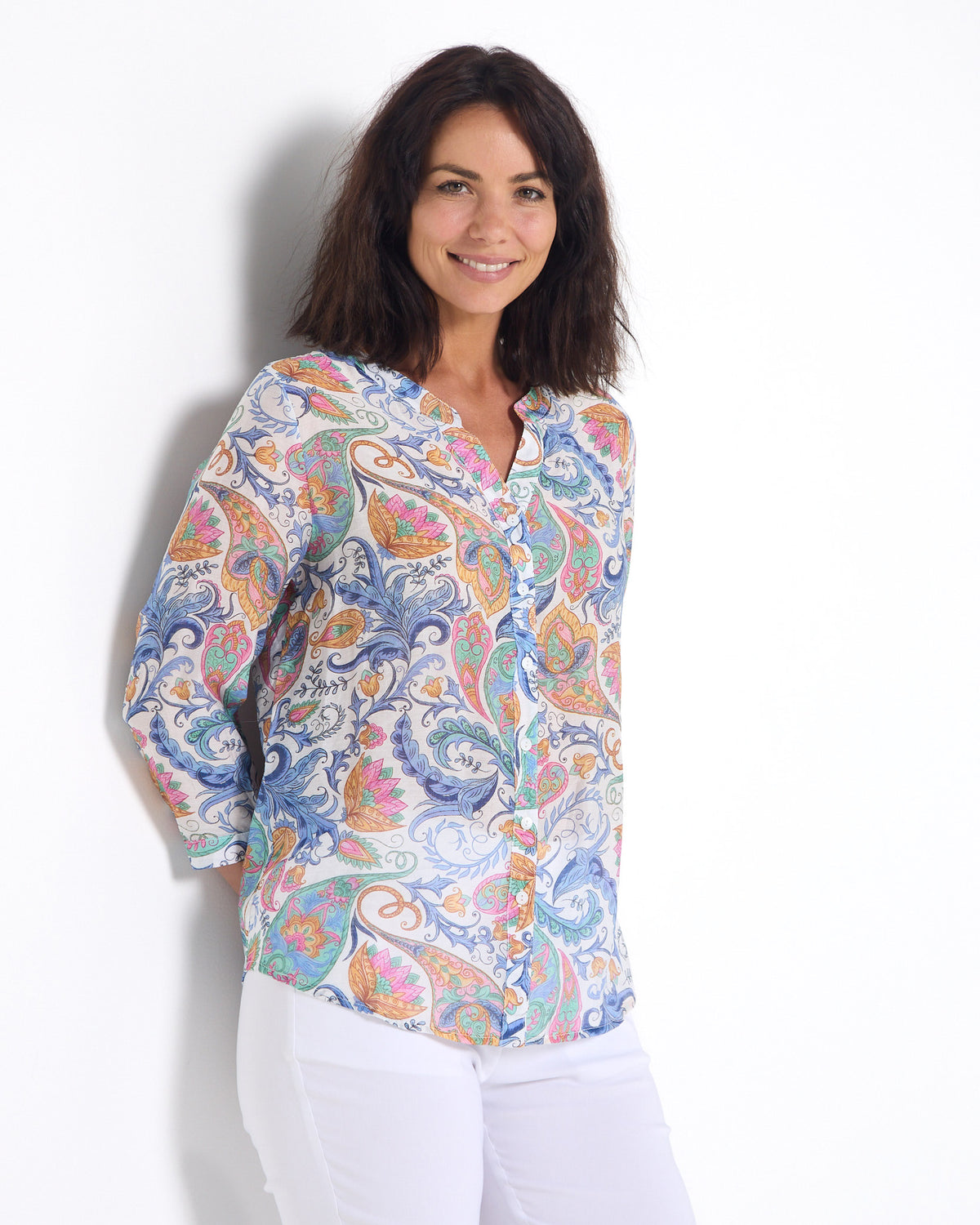 Leona Blouse - Soft Paisley