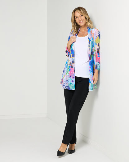 Naomi Mesh Jacket - Watercolour Pastel