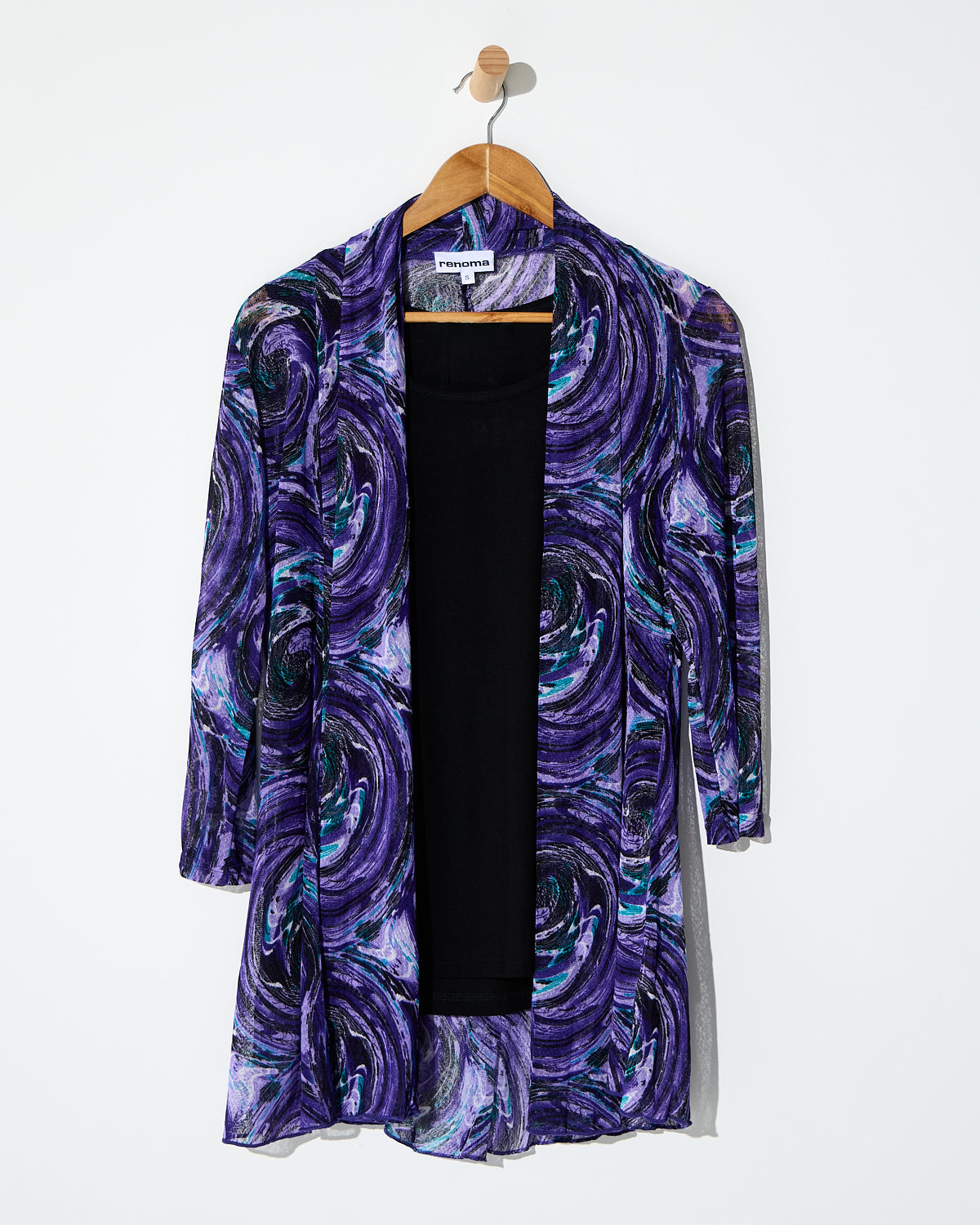 Naomi Mesh Jacket - Purple Swirl
