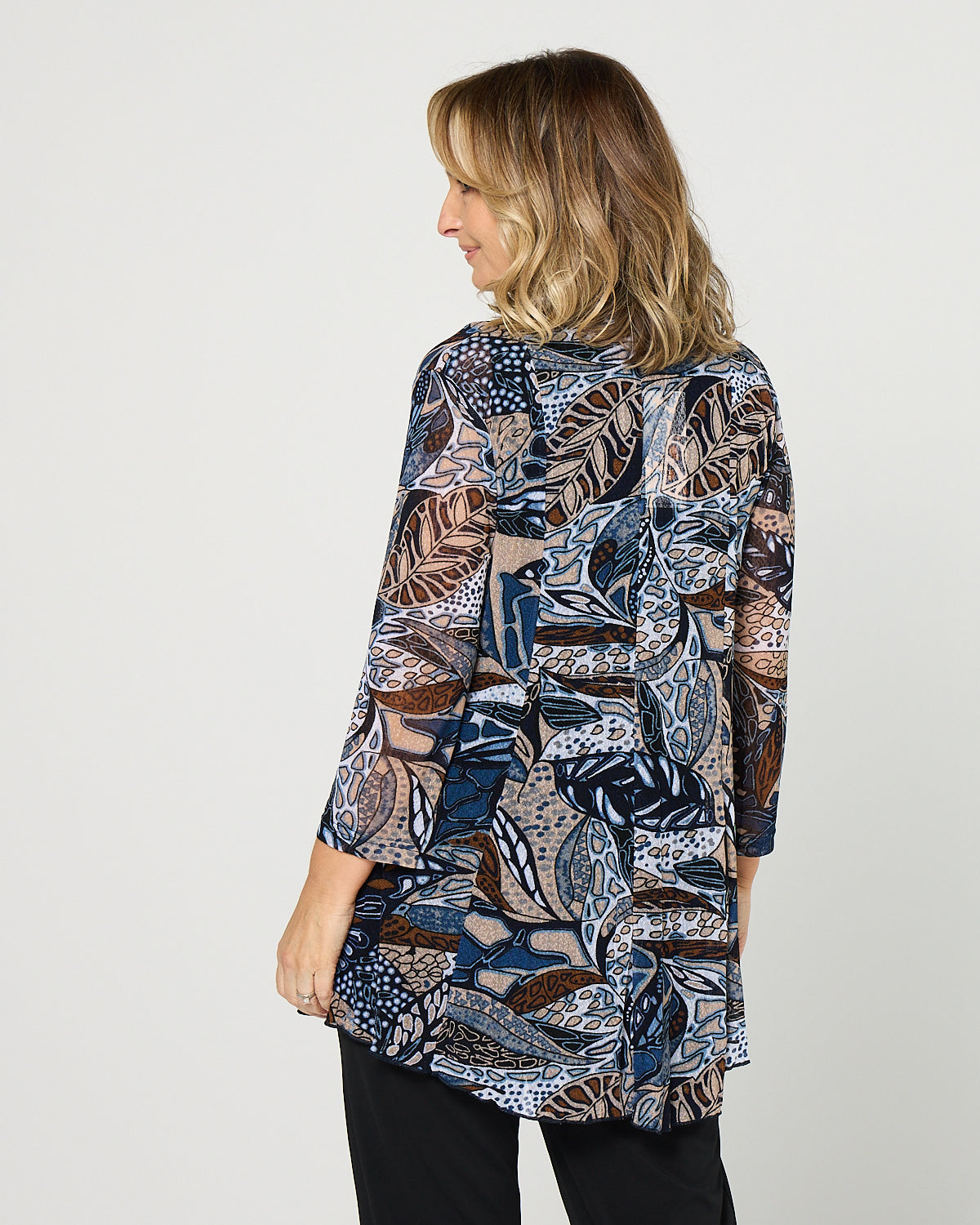 Naomi Mesh Jacket - Denim Tan Butterfly
