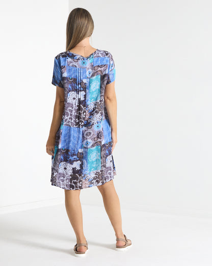 Hayes Dress - Blue Tide