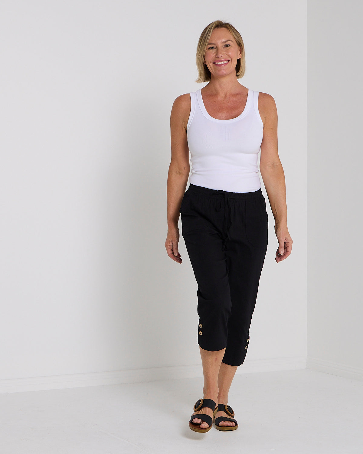 Danny Capri Pants - Black