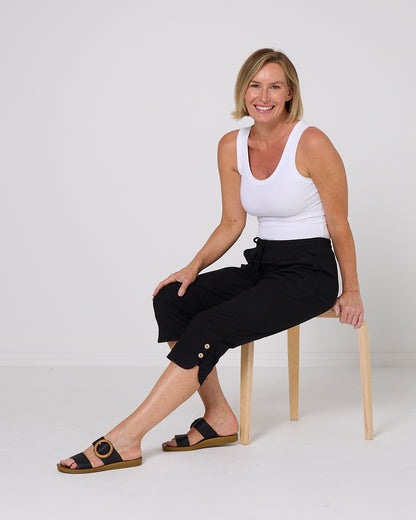 Danny Capri Pants - Black