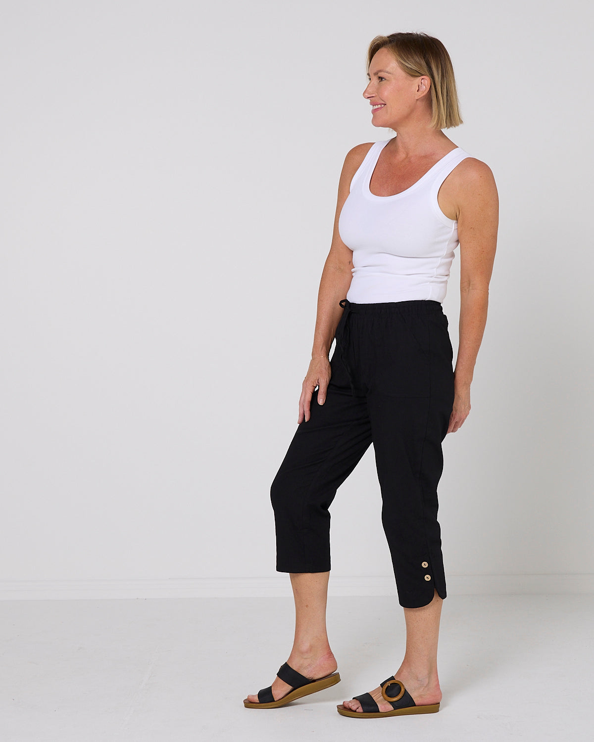 Danny Capri Pants - Black