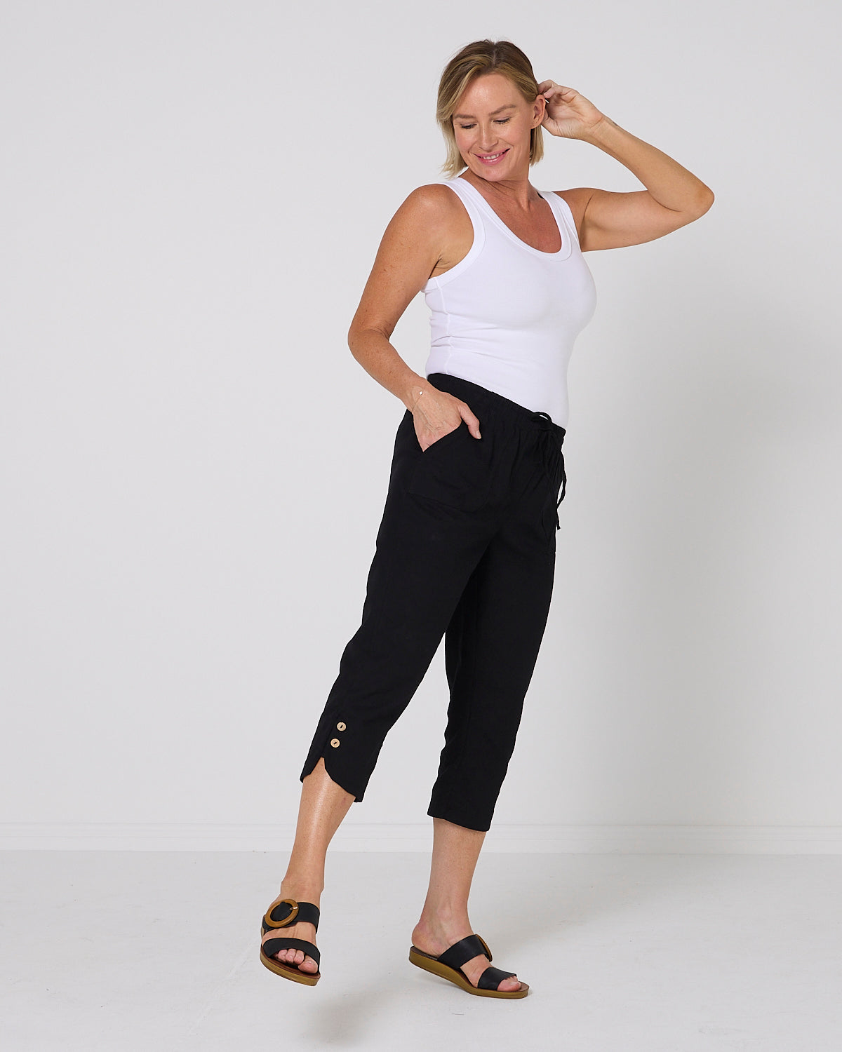 Danny Capri Pants - Black