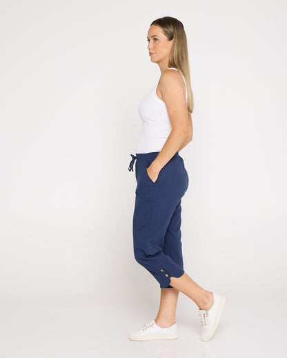 Danny Capri Pants - Navy