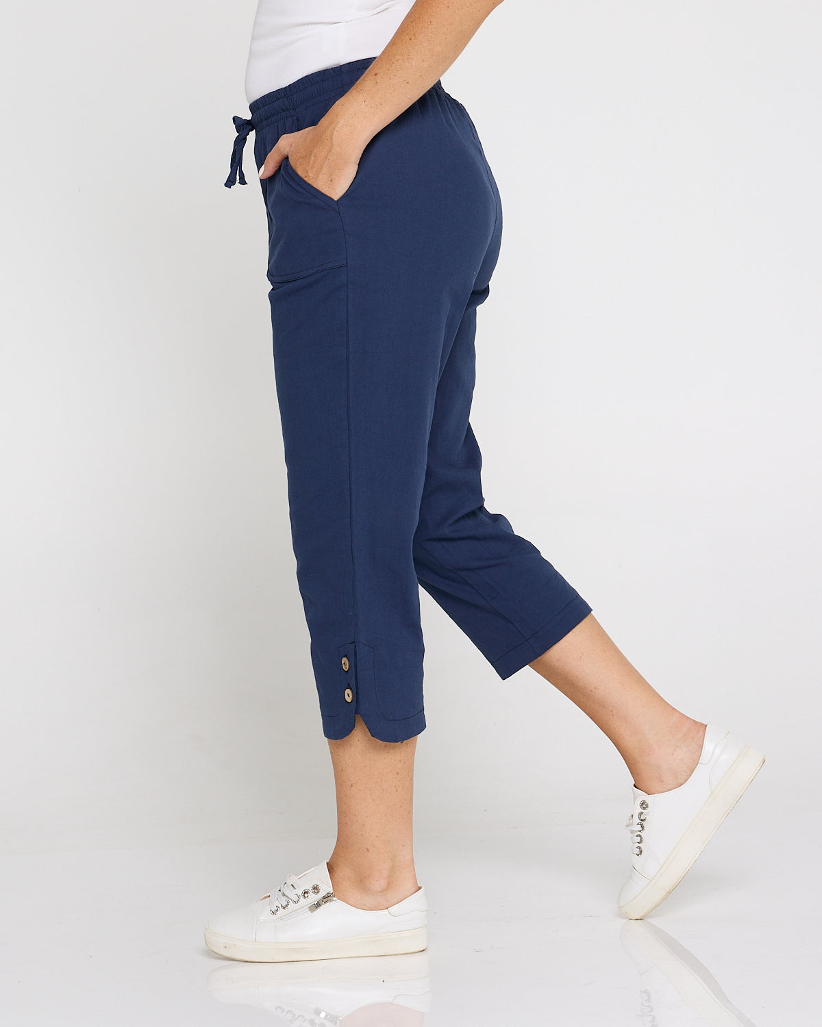 Danny Capri Pants - Navy