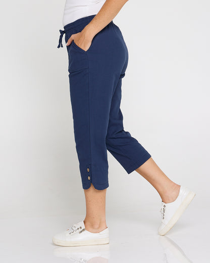 Danny Capri Pants - Navy