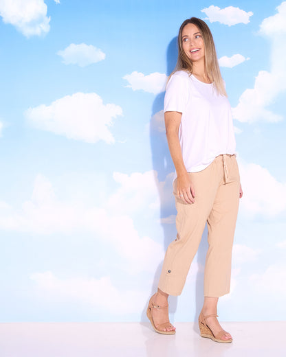 Sammy Cargo Capri - Sand