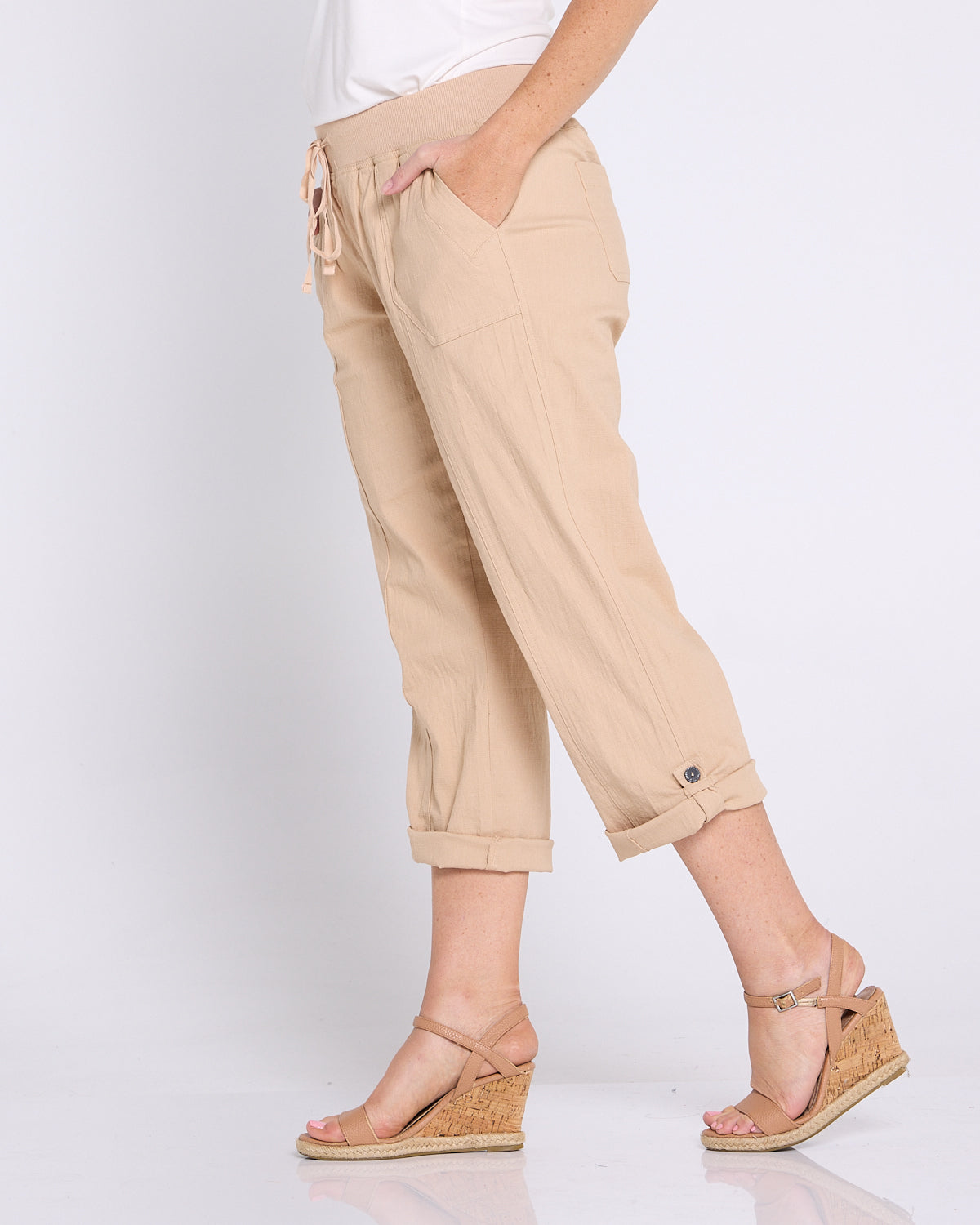 Sammy Cargo Capri - Sand